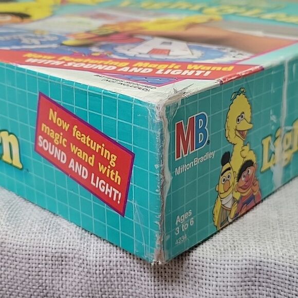 1991 Sesame Street Light and Learn letter & number game with magic wand 18 sheet - Picture 14 of 16